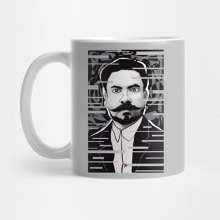 Ruben Dario 2 in Black and White Mug